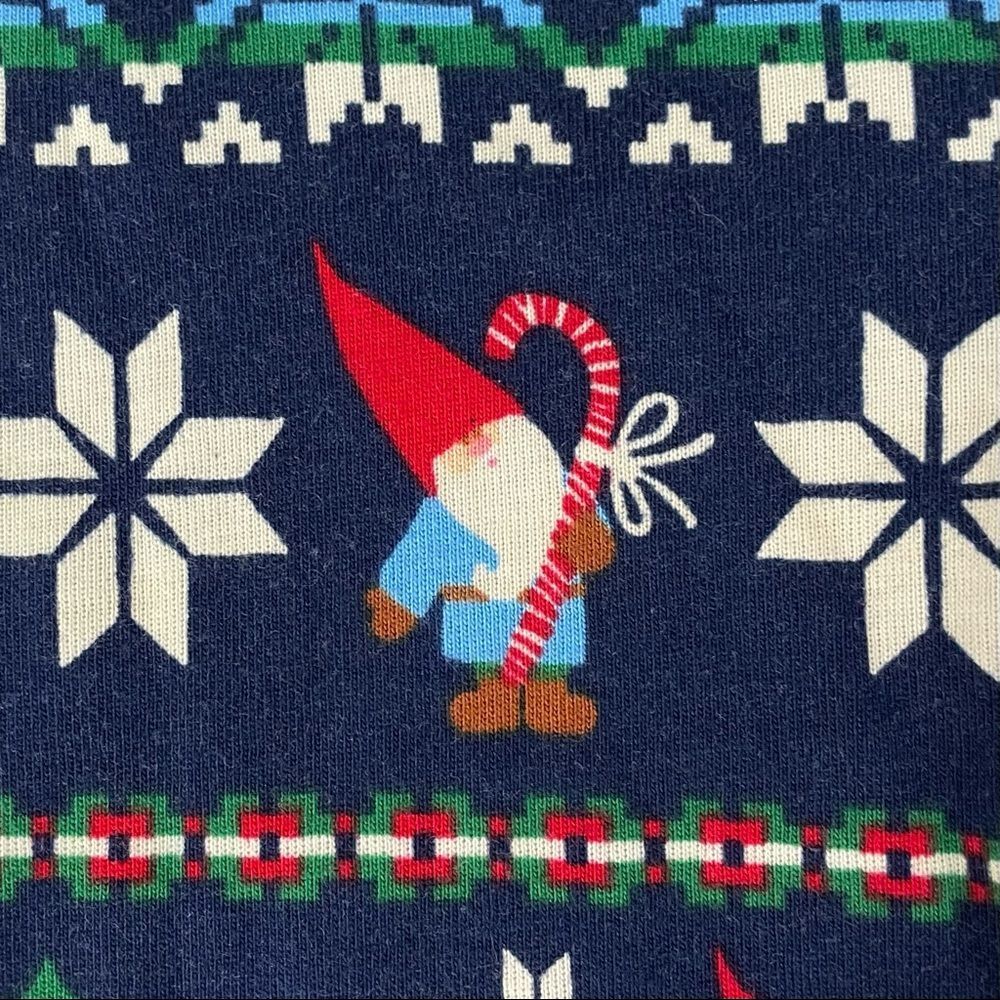 Hanna Andersson Pajamas Pants Boys 10 140 cm Gnome Sweet Gnome Bottoms Christmas - Picture 2 of 4